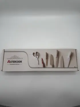 X004BGW1K7 KITCHEN Astercook Knife Set Steel Anti Dishwasher