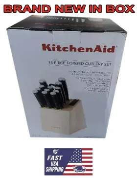045908138042 KITCHENAID Gourmet Forged Triple Rivet Cutlery