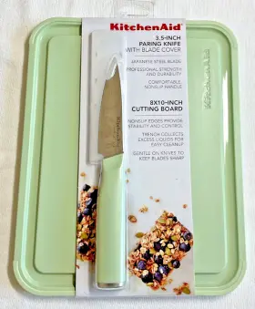 045908147617 KITCHENAID Cutting Board Knife Pistachio