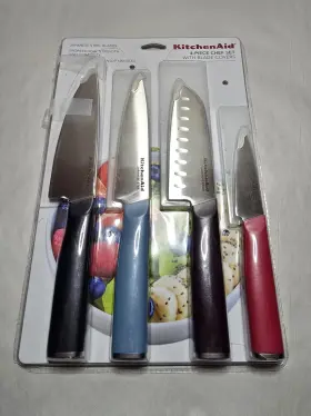 KE4PCSEOHA4A KITCHENAID Knife Set Steel Multicolor