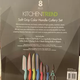895176117296 KITCHENTREND Grip Handle Cutlery Set Covers Box #2
