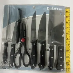 198454400221 KITCHENWARE Knife Set Steel Shears Peeler