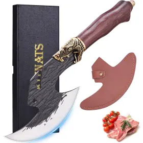DK01P KITNATS Viking Knife Cutting Boning Butcher Meat Axe Wi