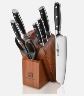 CR23 KLAUS MEYER Stahl High Carbon Steel Knife Block Set