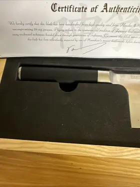 714449933415 KNIFE Kamikoto Santoku Double Beveled Blade Chef #3