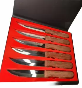 CRKT-STK6 KNIFE River Tool Steak Set Knives