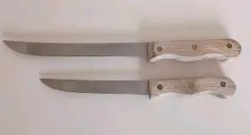 G7576 KNIFE Ecko Forge Slicer Utility Knives Wood Handles
