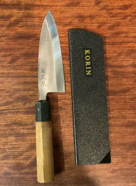 KS0618 KNIFE Masamoto Kitchen Usuba Steel Hon Kasumi