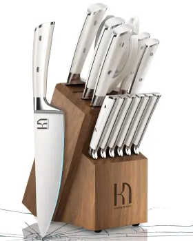 977196720453 KNIFESAGA Design Knife Set High Carbon Stee