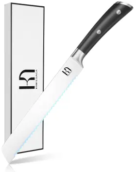 977196721603 KNIFESAGA Bread Knife Serrated Sourdough Slicing