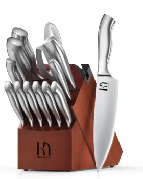 B0DB5GWLL4 KNIFESAGA Kitchen Knife Block Set Enduring