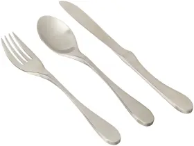 898495000359 KNORK Steel Flatware Starter Set
