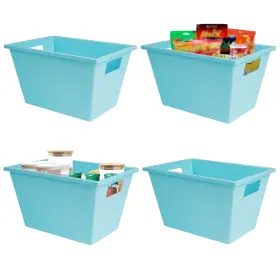 B0FMFG7RMZ KOOMADE Stackable Storage Basket Organizer Handles