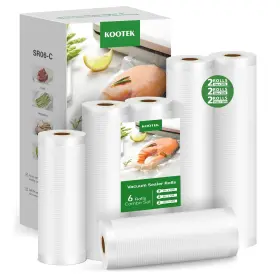 B0CHYQJ19S KOOTEK Vacuum Sealer Bags Food Storage Rolls Meal