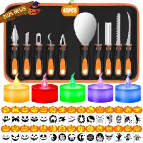 768447799948 KOPOTMA Carving Tools Halloween Pumpkin Set Kit