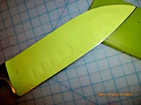 20954G KUHN RIKON Forged Santoku Knife Colori Steel #3