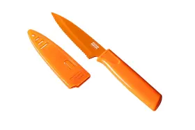 23365 KUHN RIKON Colori Stick Serrated Paring Knife Safety