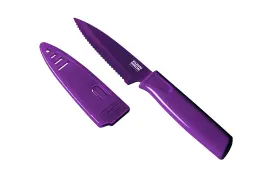 23367 KUHN RIKON Colori Stick Serrated Paring Knife Safety