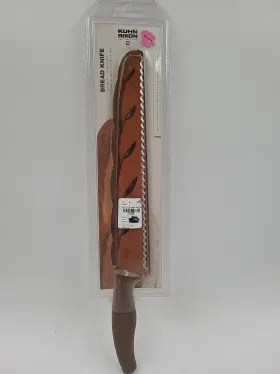 23505 KUHN RIKON Stick Blade Safe Bread Knife Serrated Edges