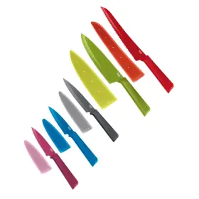 24270 KUHN RIKON Colori Knife Set Stick Safety Sheaths