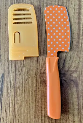 26108 KUHN RIKON Switzerland Mini Knife Colori Cleaver Polka