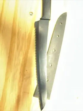 26680 KUHN RIKON Swiss Colori Bread Knife Stick Coated Blade #3