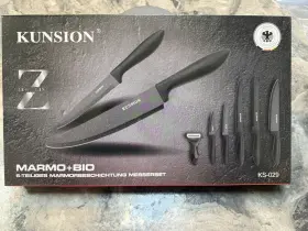 KS-029 KUNSION Marmo Bio Marble Coated Knife Set Peeler