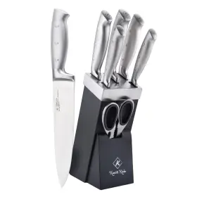 810093831548 KUNST CHE Danubio Steel Knife Block Set Kitchen