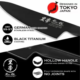 937246052288 KURO-OBI-KNIFE Titanium Coated Chef Hig #2