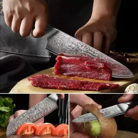 190186020241 KUWATA Chef Knife Set Damascus Damas #2