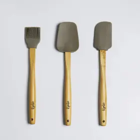 KYMB1P KYMBIE Wooden Handle Silicone Spatula Pastry Bbq Brush