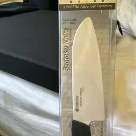 FK-140-WH-BK KYOCERA Advanced Ceramic Santoku Knife #2