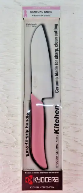 FK-140SE KYOCERA Advanced Ceramics Utility Santoku Knife Pink