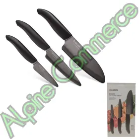 FK-3PC-BKBK KYOCERA Advanced Ceramic Kitchen Knife Set