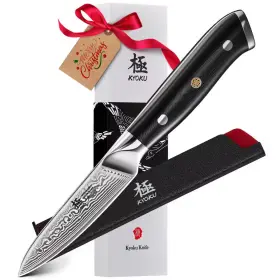 313090155131 KYOKU Damascus Steel Blade Tang Edge Paring Kni