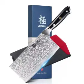 313113652609 KYOKU Shogun Gin Damascus Steel Vegetable Knife