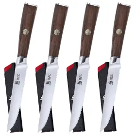 616833217876 KYOKU Steak Knife Set Daimyo Steel