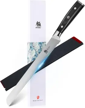 GEK10BD22 KYOKU Samurai Serrated Bread Knife Homemade