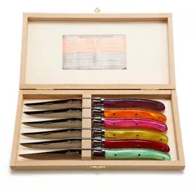 219330987807 LAGUIOLE Steak Knives Set Jean Dubost