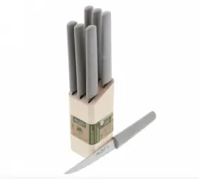 219334018484 LAGUIOLE Line Natura Steak Knives Block Set Jean #2