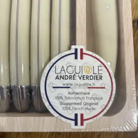 289490000050 LAGUIOLE Steak Knifes Colour Set Wooden Tray #3