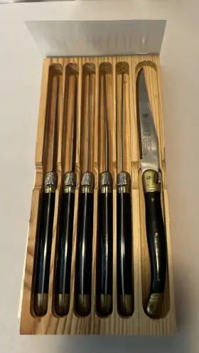 635275846123 LAGUIOLE Sabatier Bee Steak Knife Set Knives #2