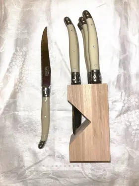 B0046ZD6II LAGUIOLE Set French Andre Verdier Steak Knives