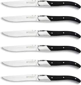 US-06-WDB LAGUIOLE BY HAILINGSHAN Set Steak Knives Steel Wood