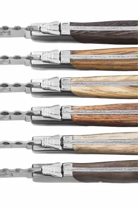 718719301234 LAGUIOLE STYLE DE VIE Steak Knives Line Wood #3