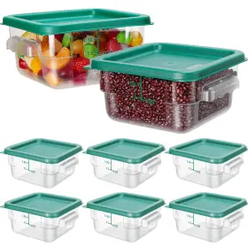 B0CJC39JRP LALLISA Food Storage Containers Lids Square