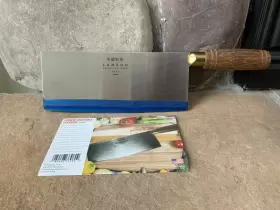 33060 LAMSON Veg Cleaver High Carbon Wax Seal Blade Edge