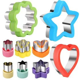 L1RJ LAXIZAR Cutter Shapes Set Cookie Fruit Pastry Stam