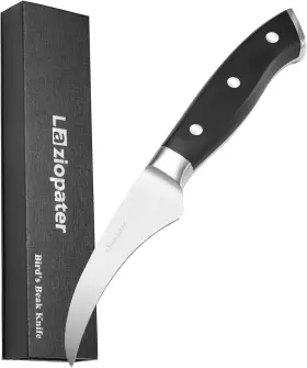 BBK-1 LAZIOPATER Bird Beak Paring Knife Curved Knives Steel