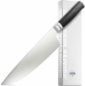 L6600 LEGEND COOKWARE Steel Artisan Chef Knife Forged Tang
